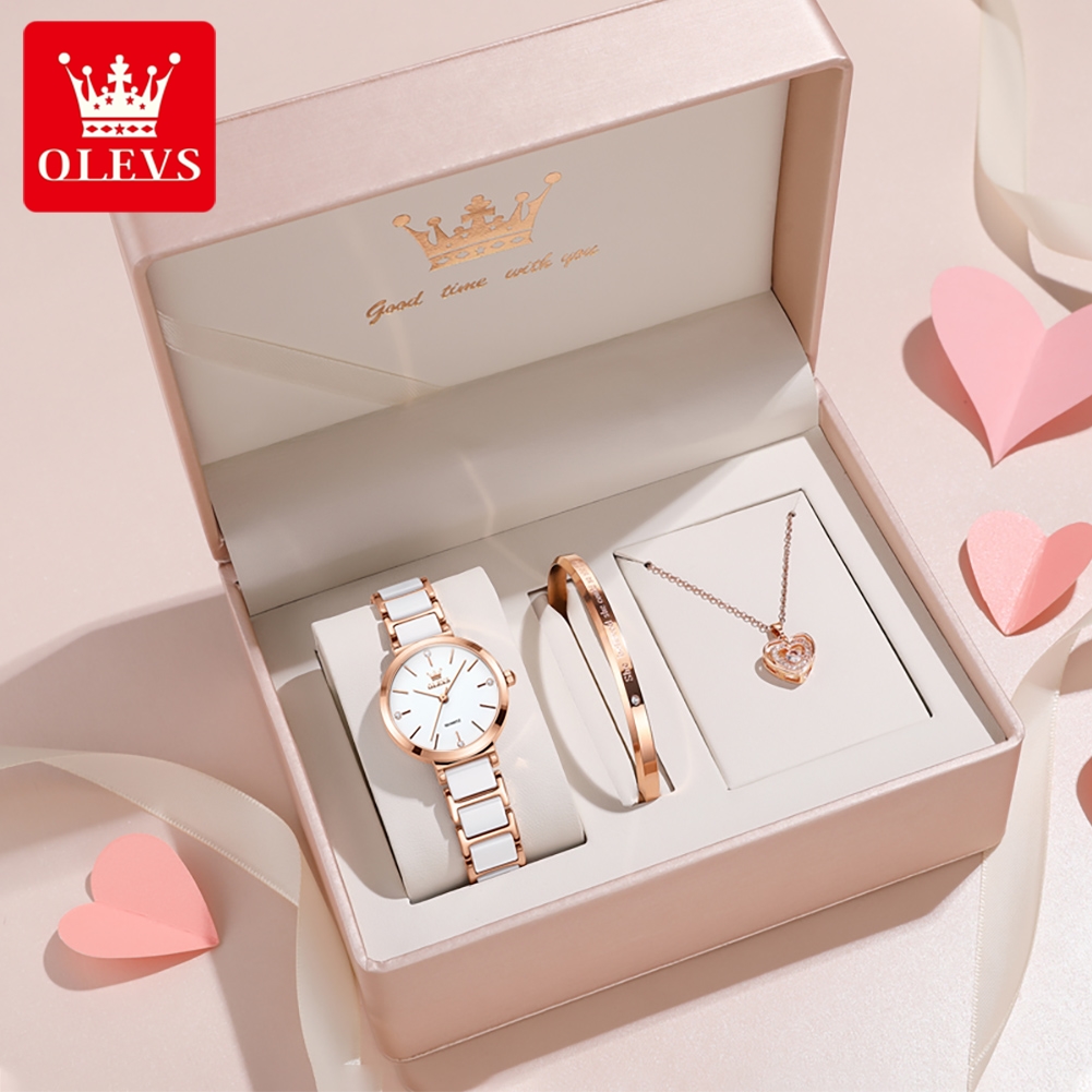 Luxury Watch For - OLEVS Reloj de mujer 5877 Reloj