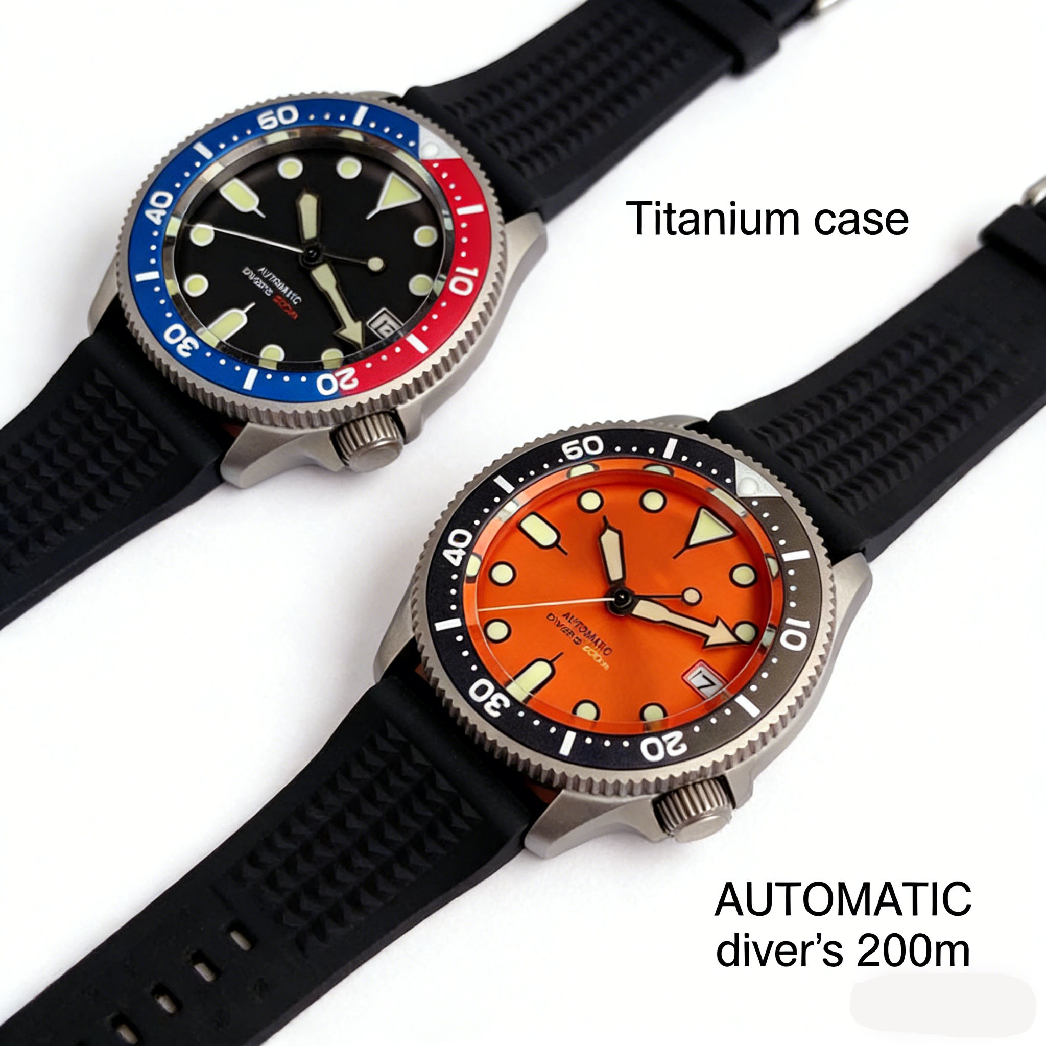 Titanium Sport Watch - Reloj mecánico para hombre, 37mm, 65g,
