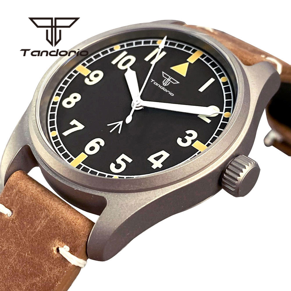 Titanium Sport Watch - Tandorio titanio NH35A 39mm reloj de