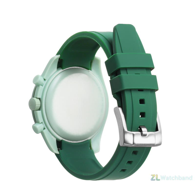 Correa de reloj de goma suave  - Luxury Watch Green Dial reseña y precio