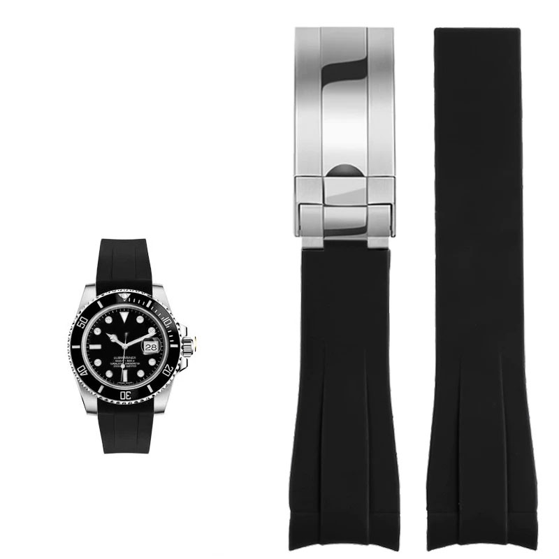 Correa de Reloj de Silicona de - Luxury Watch Green Dial reseña y precio