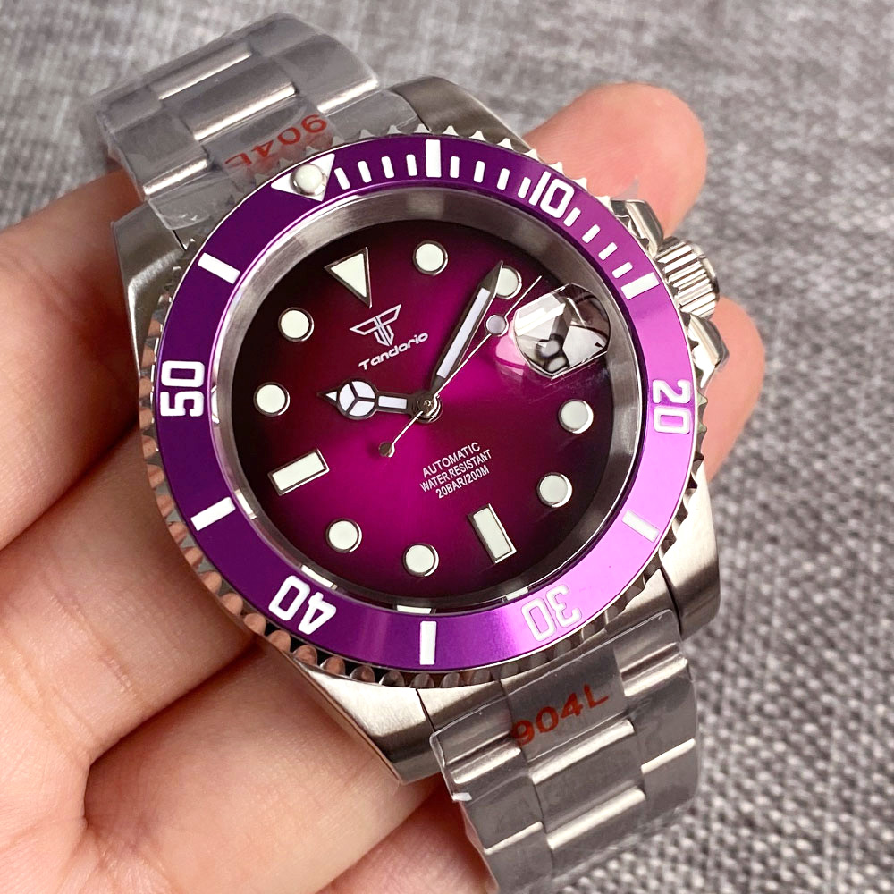 Reloj Mecánico Tandorio de 40  - Titanium Sport Watch reseña y precio