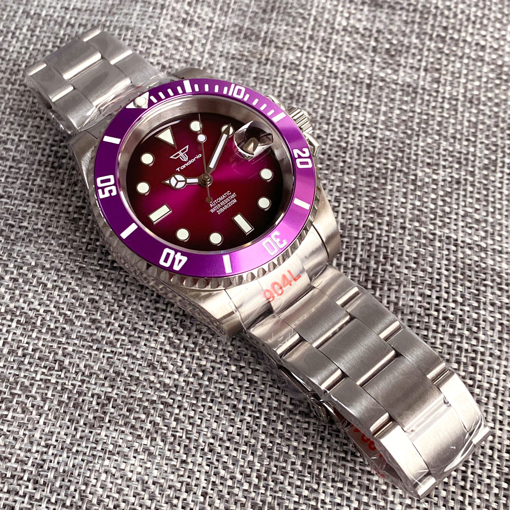 Reloj Mecánico Tandorio de 40  - Titanium Sport Watch reseña y precio