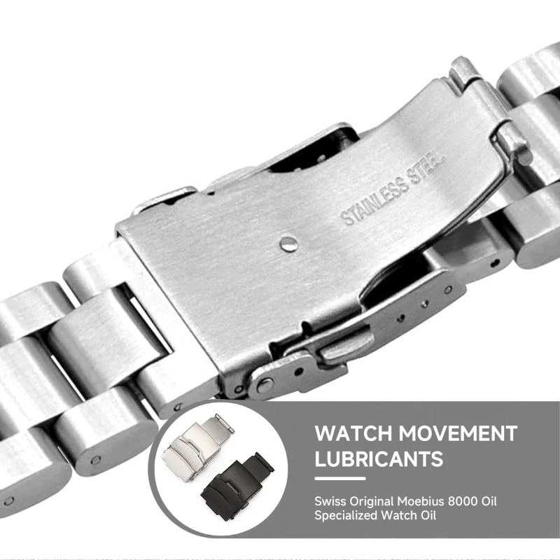 Hebilla de acero inoxidable só - Luxury Watch Collection reseña y precio