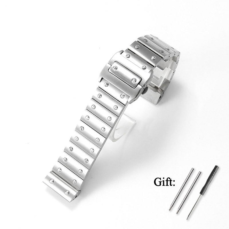 Correa de reloj de acero inoxi - Cartier Watch Tank reseña y precio