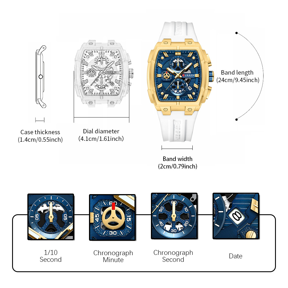 Reloj CURREN de Lujo Vintage p - Luxury Watch Collection reseña y precio