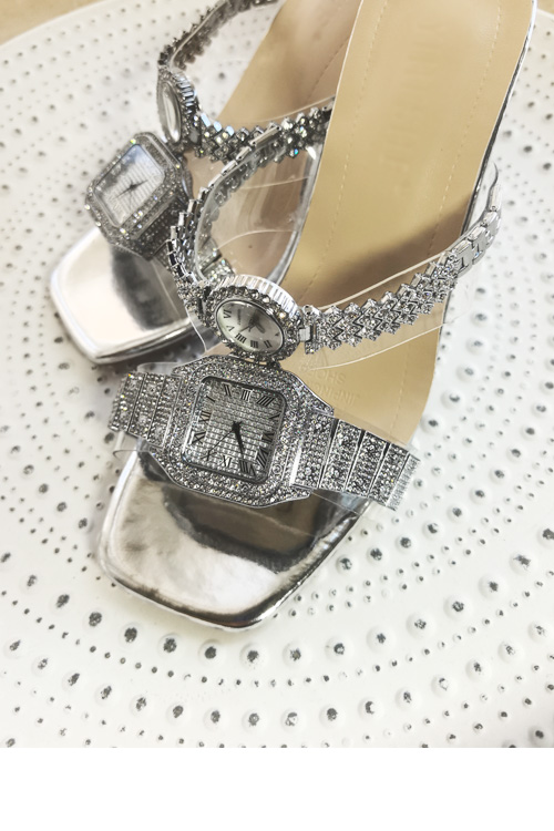 Sandalias de tacón alto con re - Luxury Watch For reseña y precio