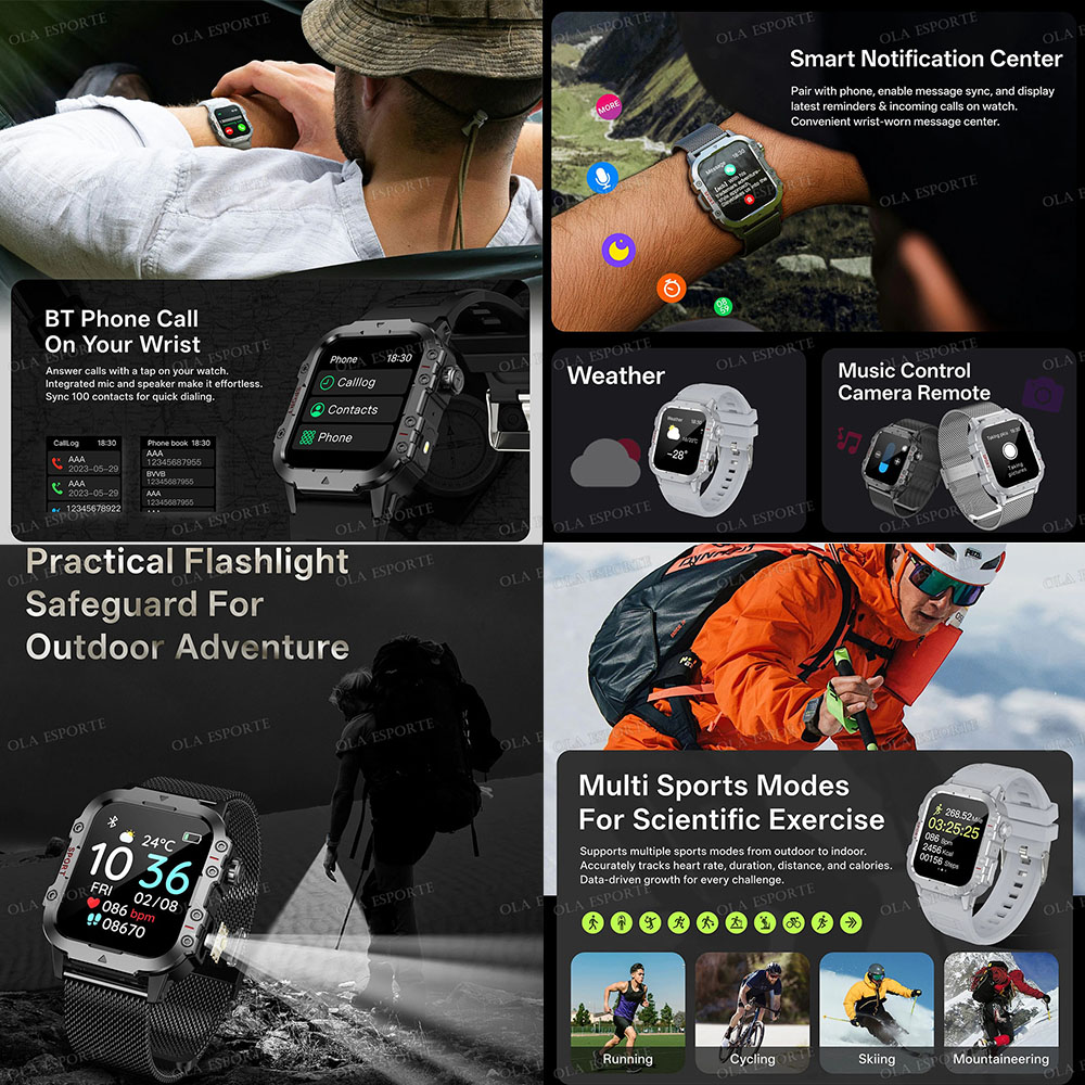 Nuevo reloj inteligente LED pa - Titanium Sport Watch reseña y precio