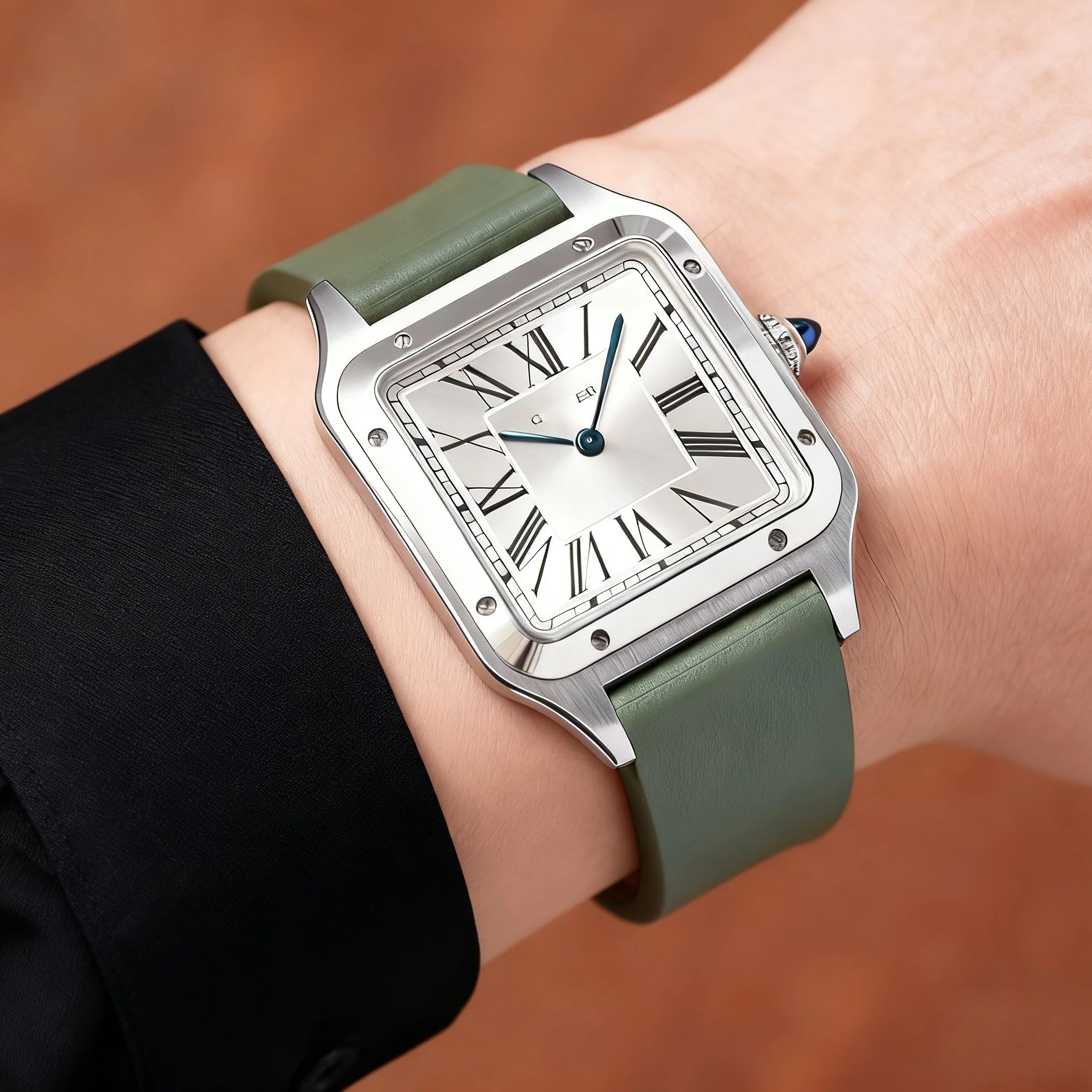 Correa de Reloj de Caucho FKM  - Cartier Watch Tank reseña y precio