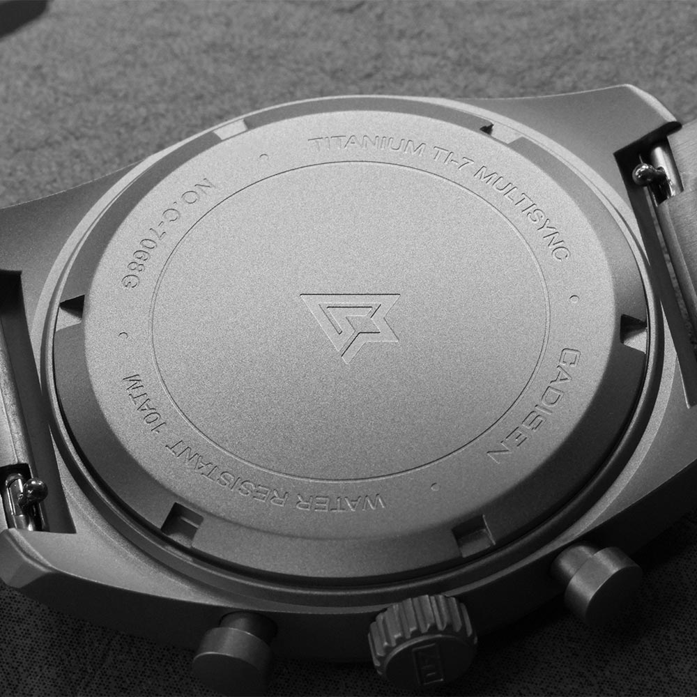 Relojes CADISEN TI-7 MULTISYNC - Titanium Sport Watch reseña y precio