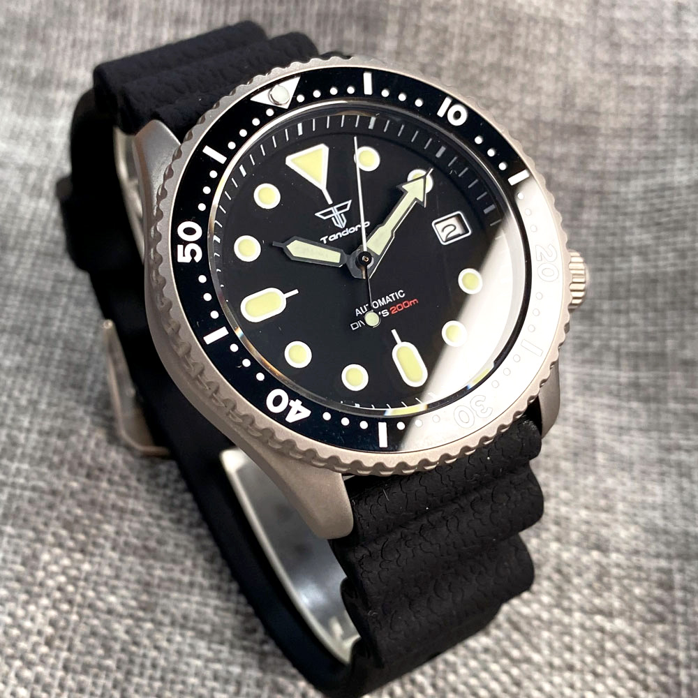 Titanium Diver NH35A negro aut - Titanium Sport Watch reseña y precio