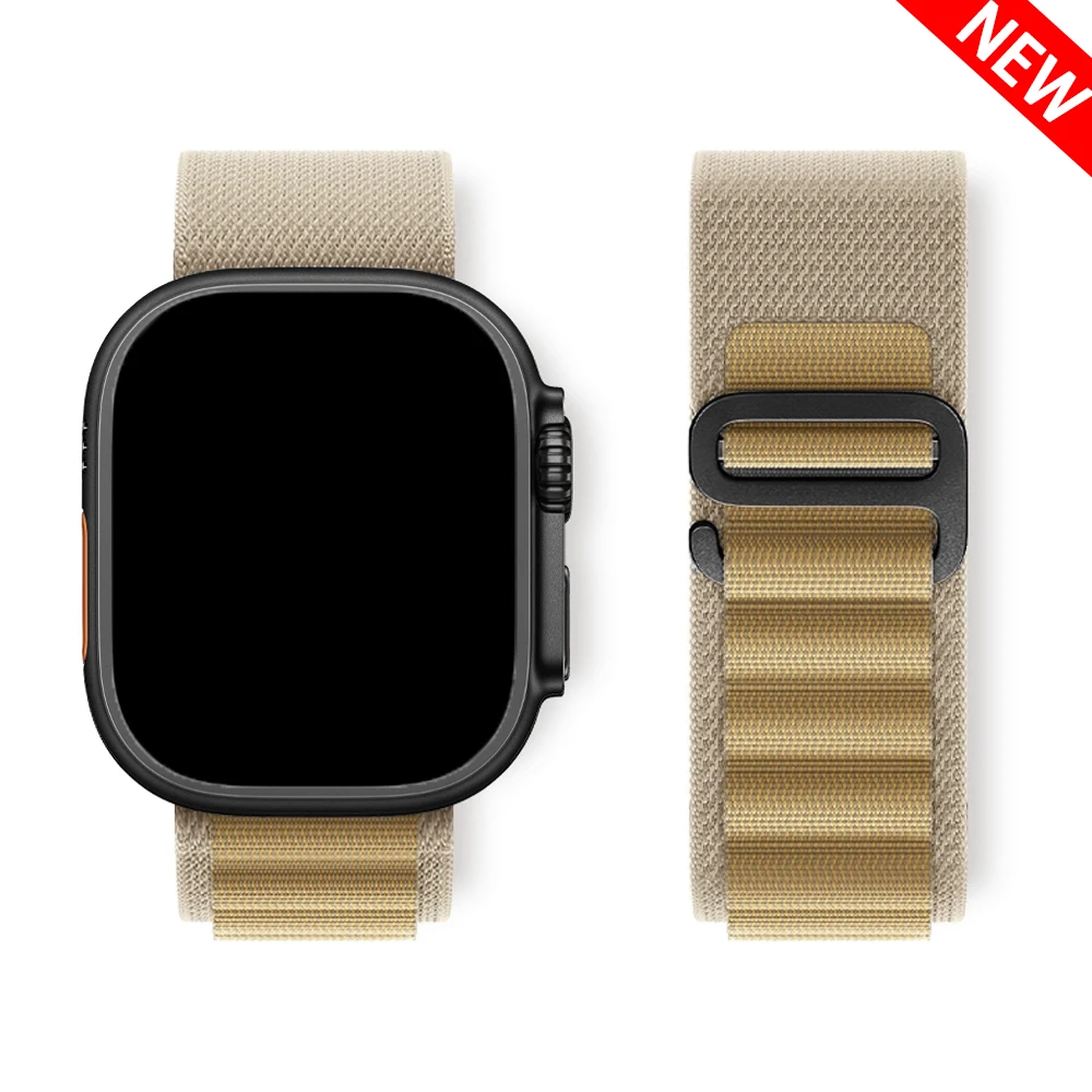 Alpine Loop para apple watch b - Titanium Sport Watch reseña y precio