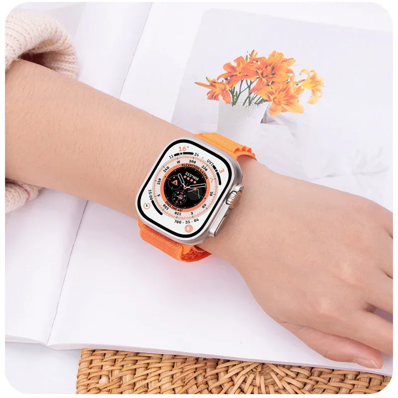 Alpine Loop para apple watch b - Titanium Sport Watch reseña y precio