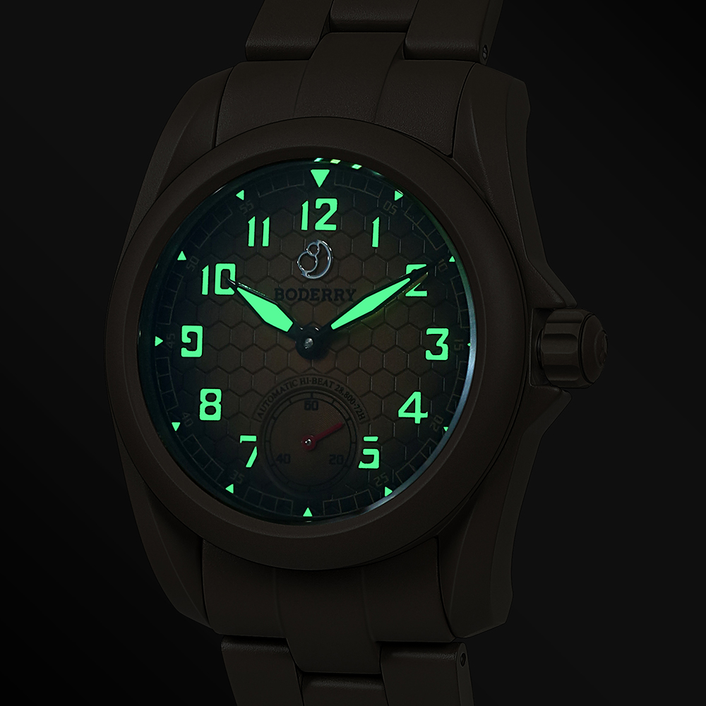 Reloj de pulsera BODERRY Field - Titanium Sport Watch reseña y precio