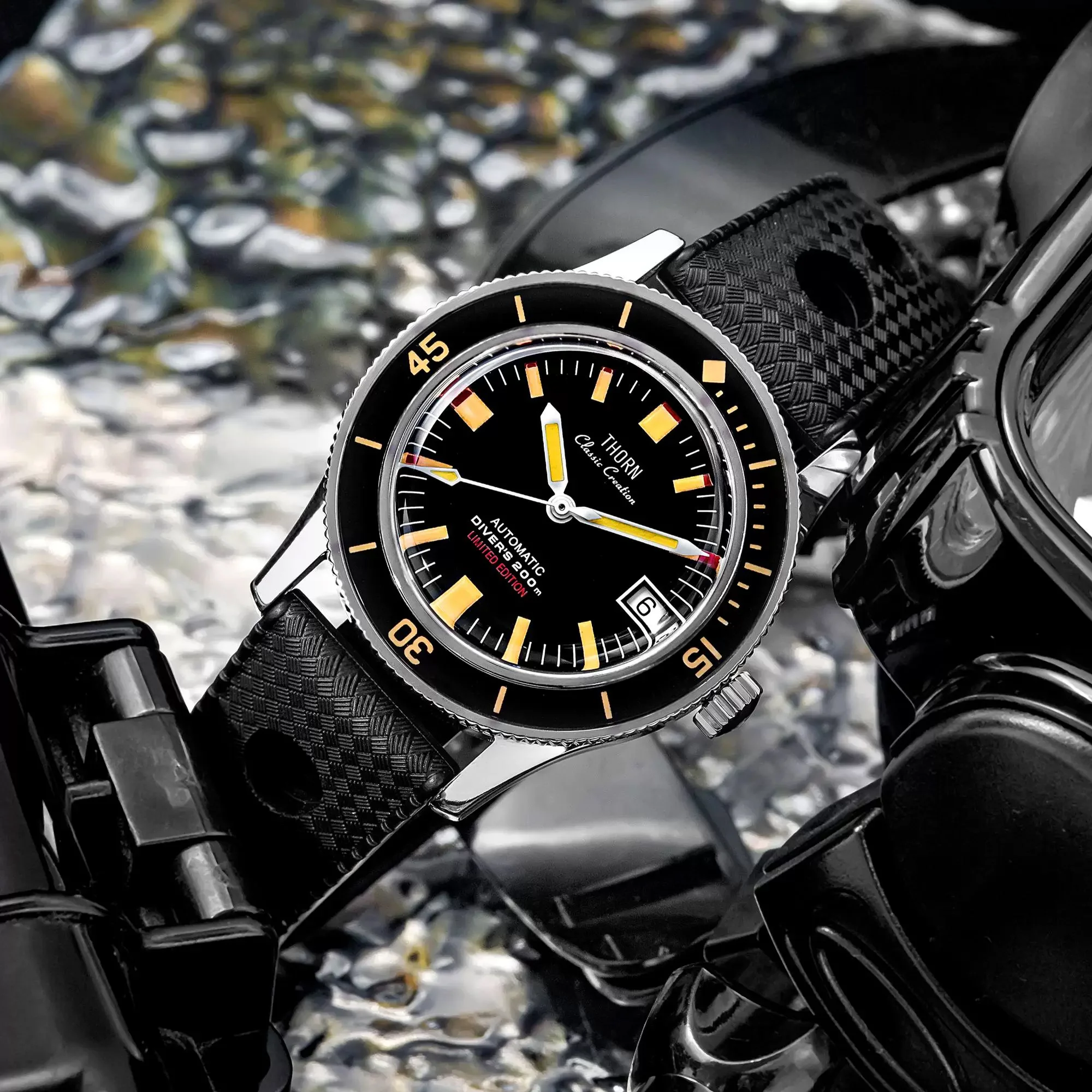 Reloj Vintage Thorn T006, caja - Titanium Sport Watch reseña y precio