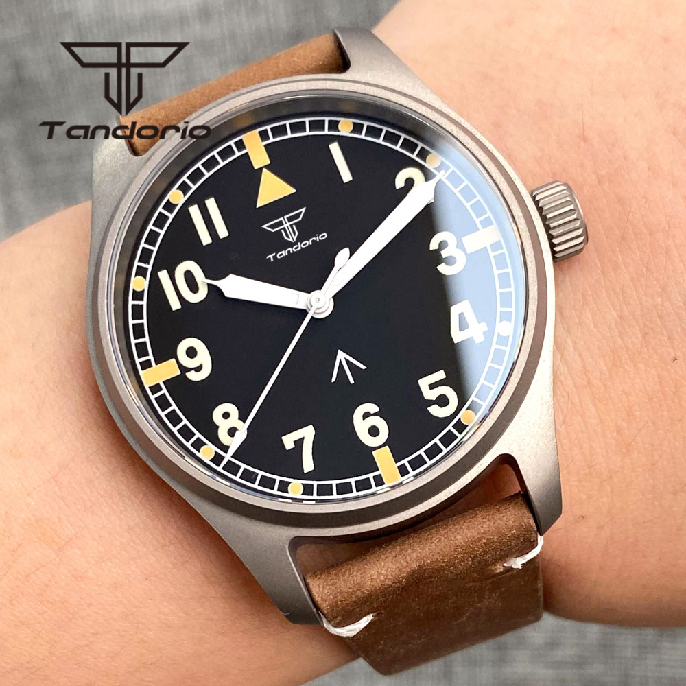 Tandorio titanio NH35A 39mm re - Titanium Sport Watch reseña y precio